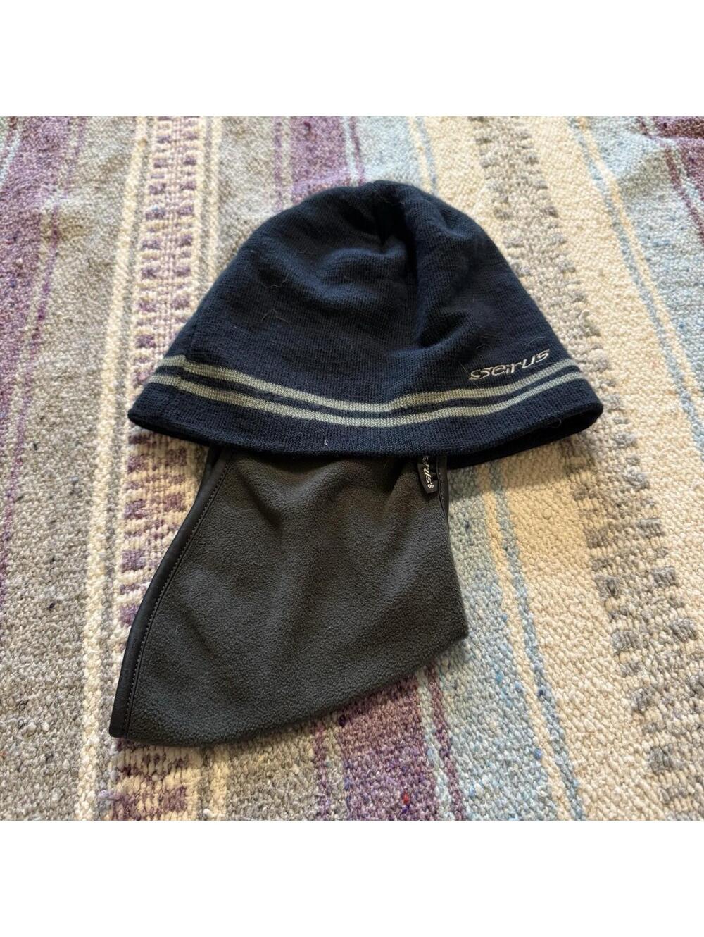 Seirus Beanie Toque Adult One Size Blue Grey 3321 Quick Clava Acrylic Knit